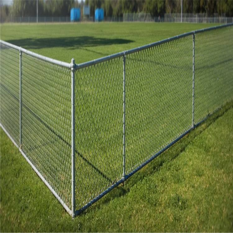 Galvanized and PVC coated rhombus chain link fence