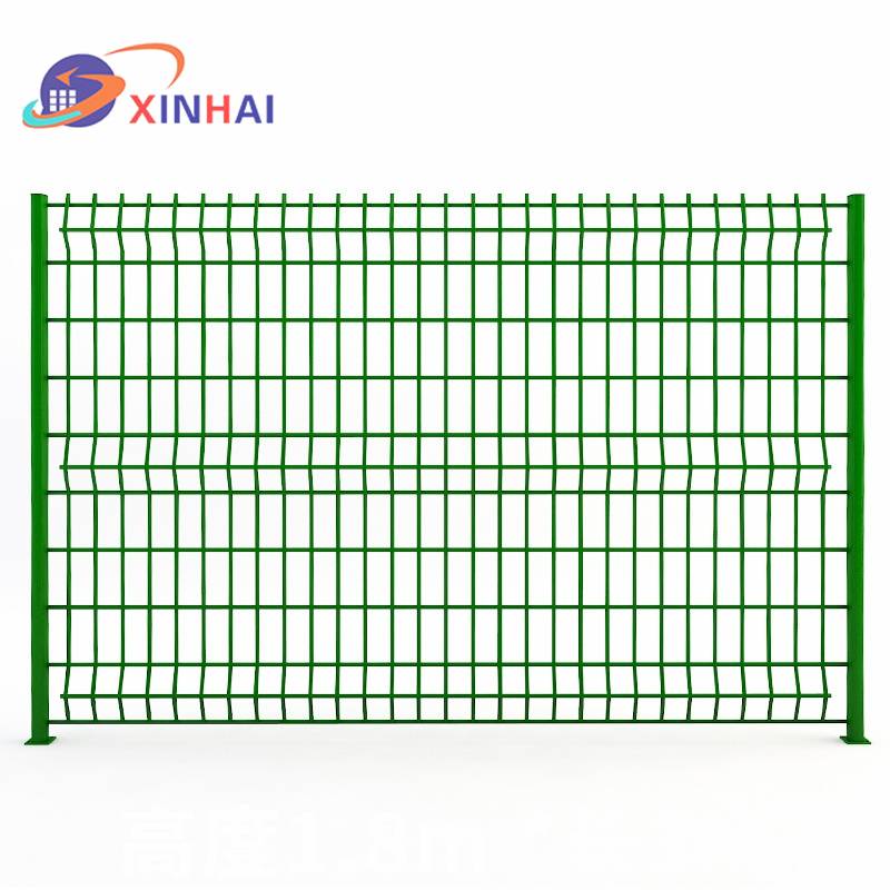 Welded workshop isolation frame wire mesh fence