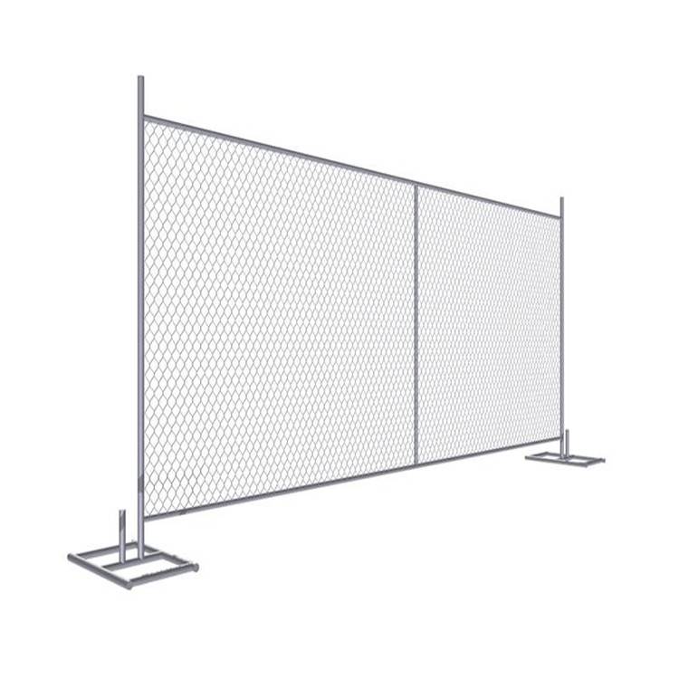 Hot dipped galvanized wrought iron temporary barrier mesh gate fence high quality lower price