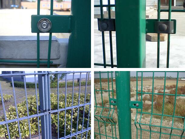Cheap Superior Quality PVC Coated Bilateral Wire Mesh Fence farm field fence cheap fence